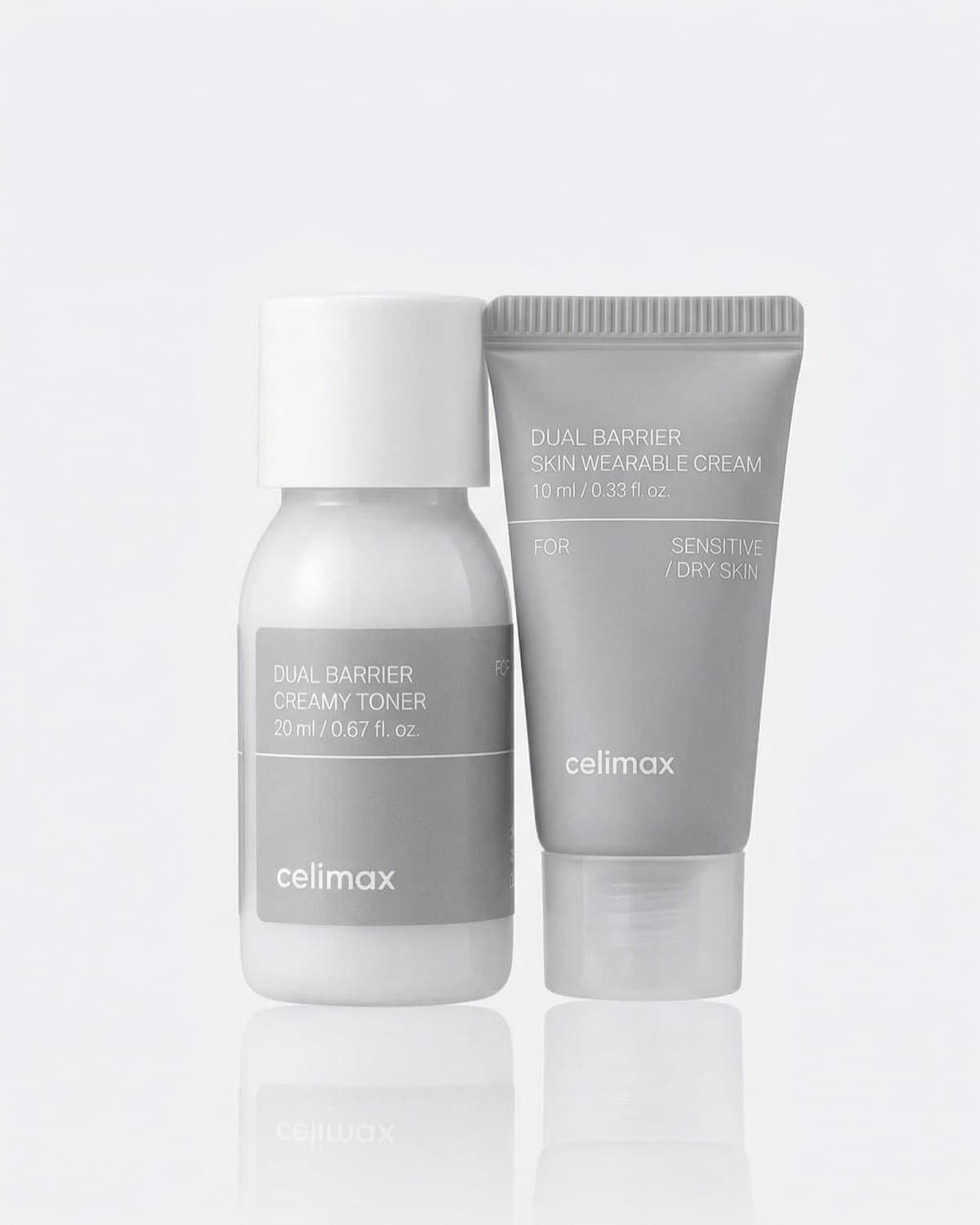 Celimax Dual Barrier Creamy Toner + Dual Barrier Skin Wearable Cream, набор тонер+крем