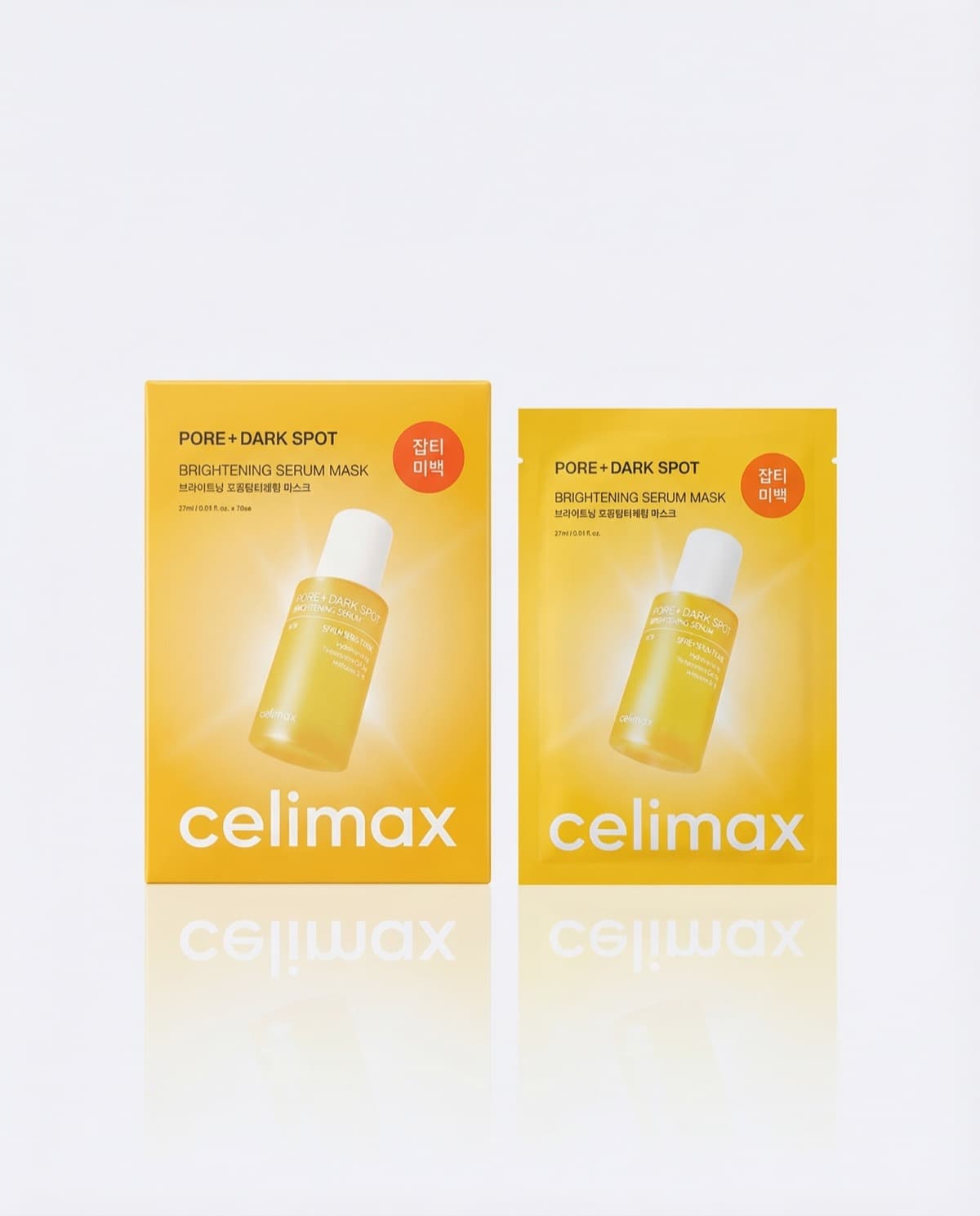 Celimax Pore+Dark Spot Brightening Serum Mask, осветляющая маска для пор