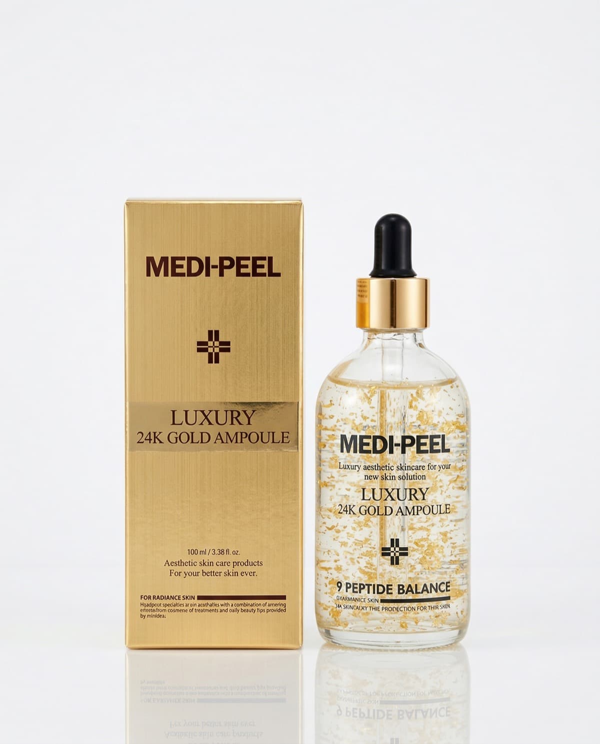Medi-Peel Luxury 24K Gold Ampoule, роскошная ампула с золотом 24К, 100мл