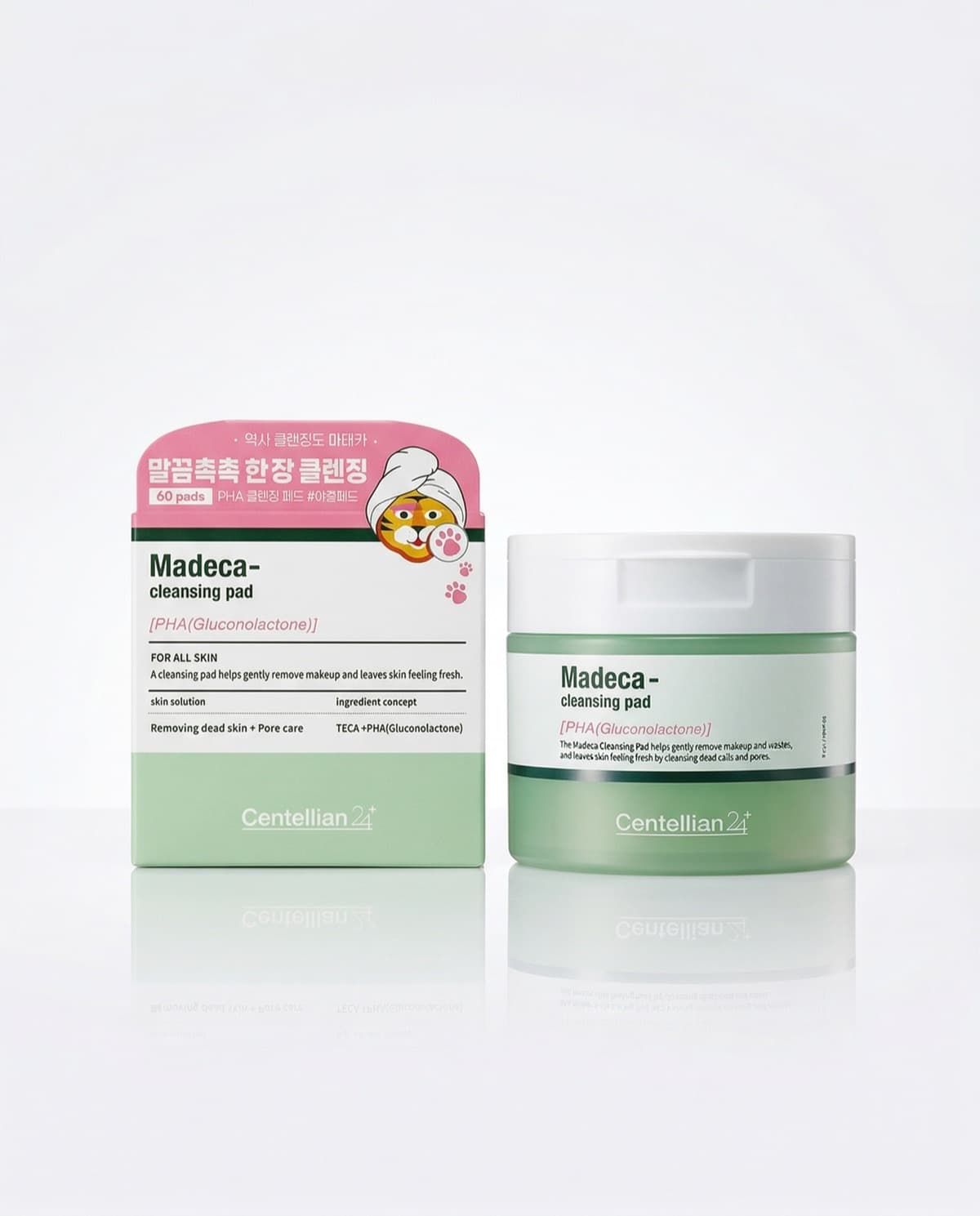 Centellian24 Madeca Cleansing Pad PHA, очищающие пэды с PHA-кислотой, 60шт