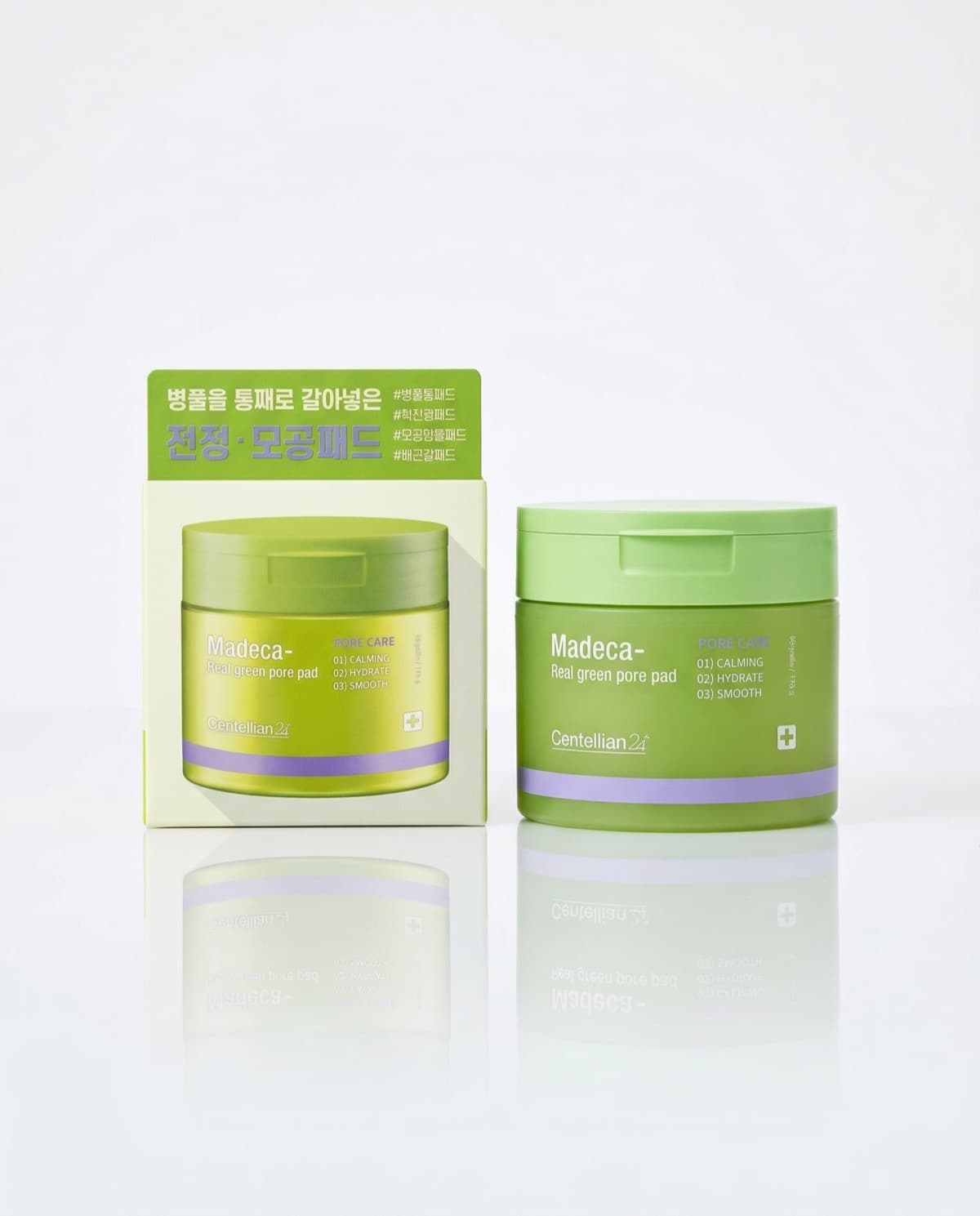 Centellian24 Madeca Real Green Pore Pad, поросуживающие пэды, 50шт