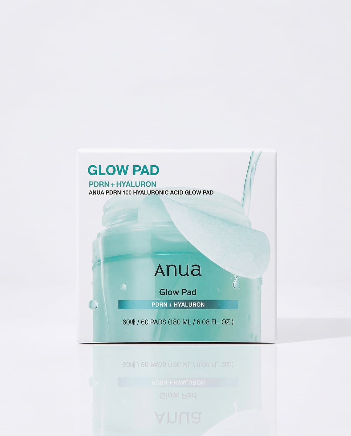 Anua Увлажняющие пэды с ПДРН и гиалуроновой кислотой PDRN 100 Hyaluronic Acid Glow Pad, 60шт