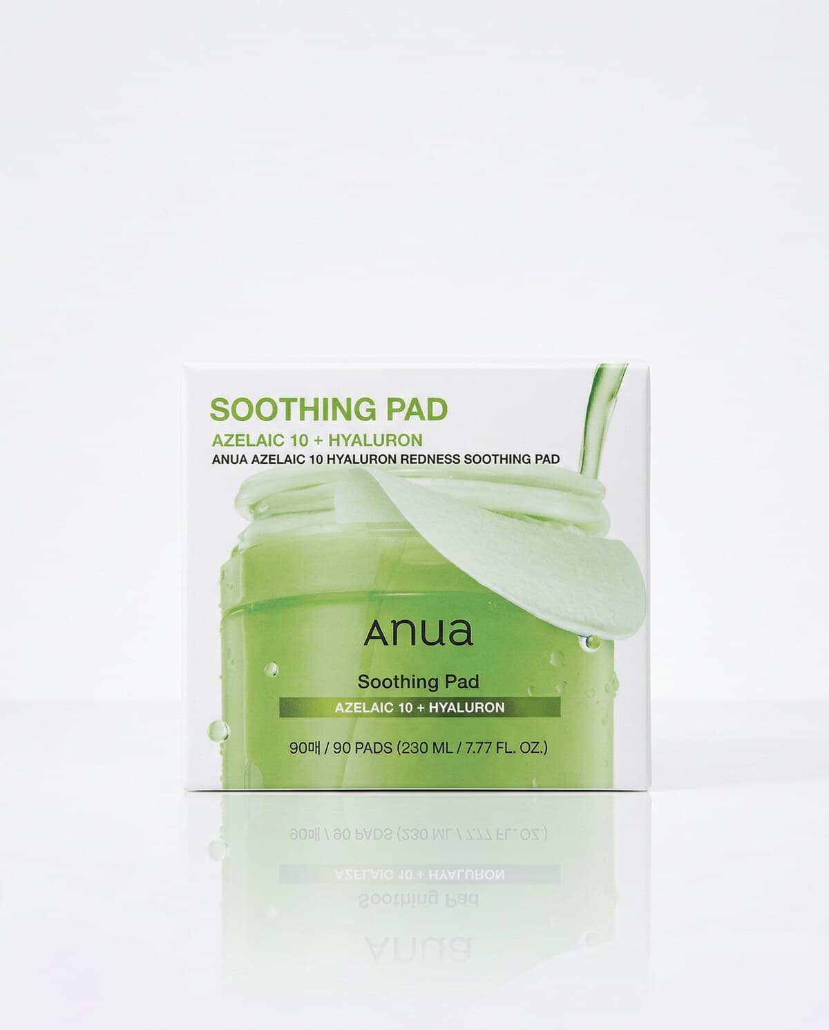 Anua Успокаивающие пэды с азелаиновой кислотой Azelaic Acid 10 Hyaluron Redness Soothing Pad, 90шт