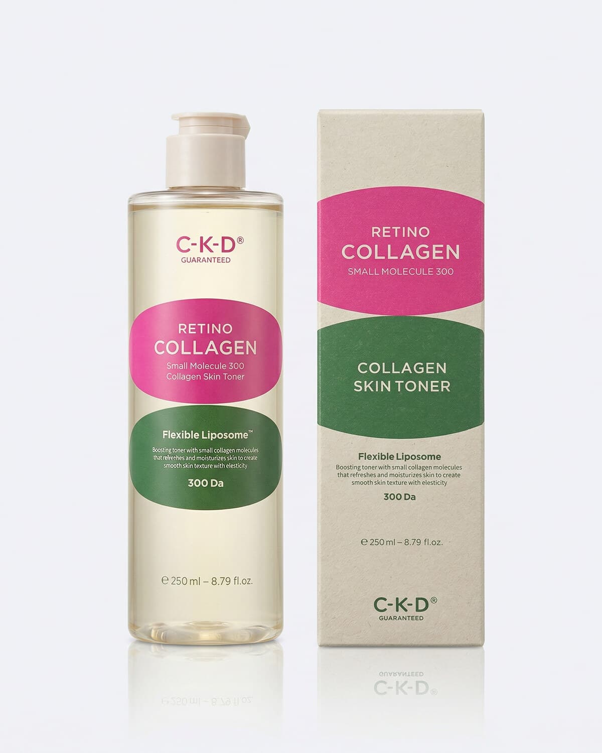 CKD Retino Collagen Small Molecule 300 Collagen Skin Toner, омолаживающий тонер с ретиналем, 250мл