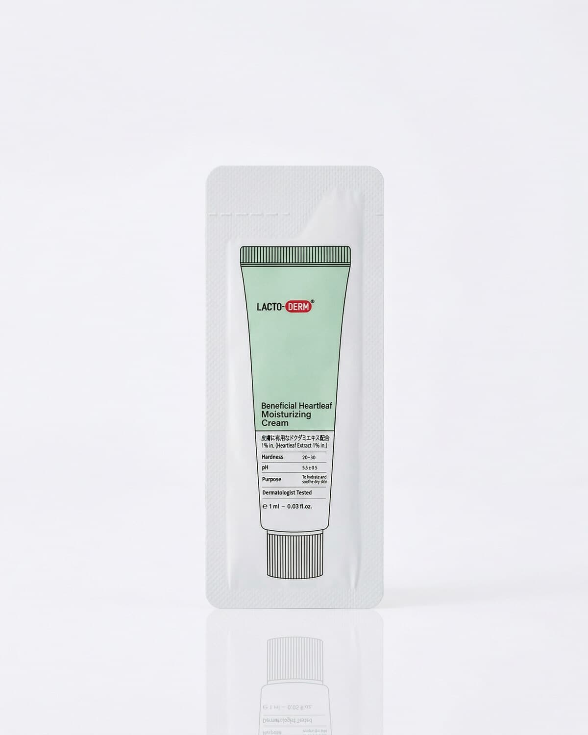 CKD Lactoderm Beneficial Heartleaf Moisturizing Cream, увлажняющий крем (пробник), 1мл