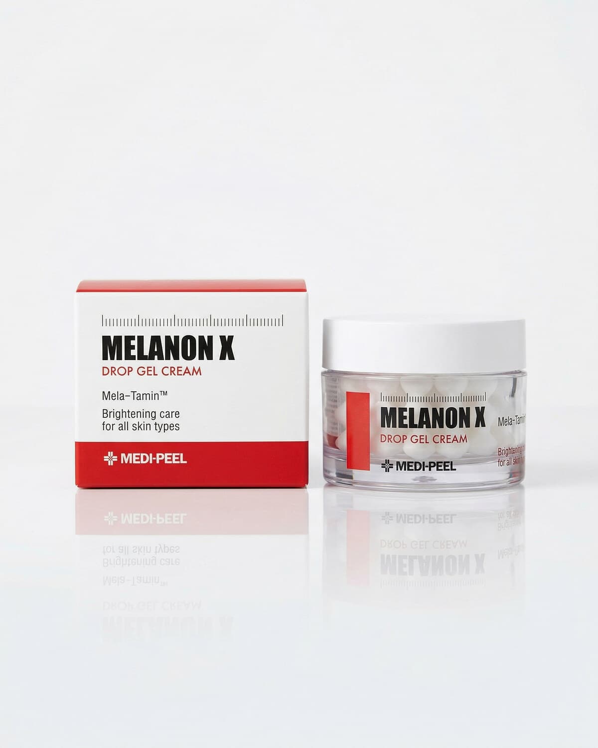 Medi-Peel Melanon X Drop Gel Cream, осветляющий капсульный крем с витаминами и глутатионом, 50мл