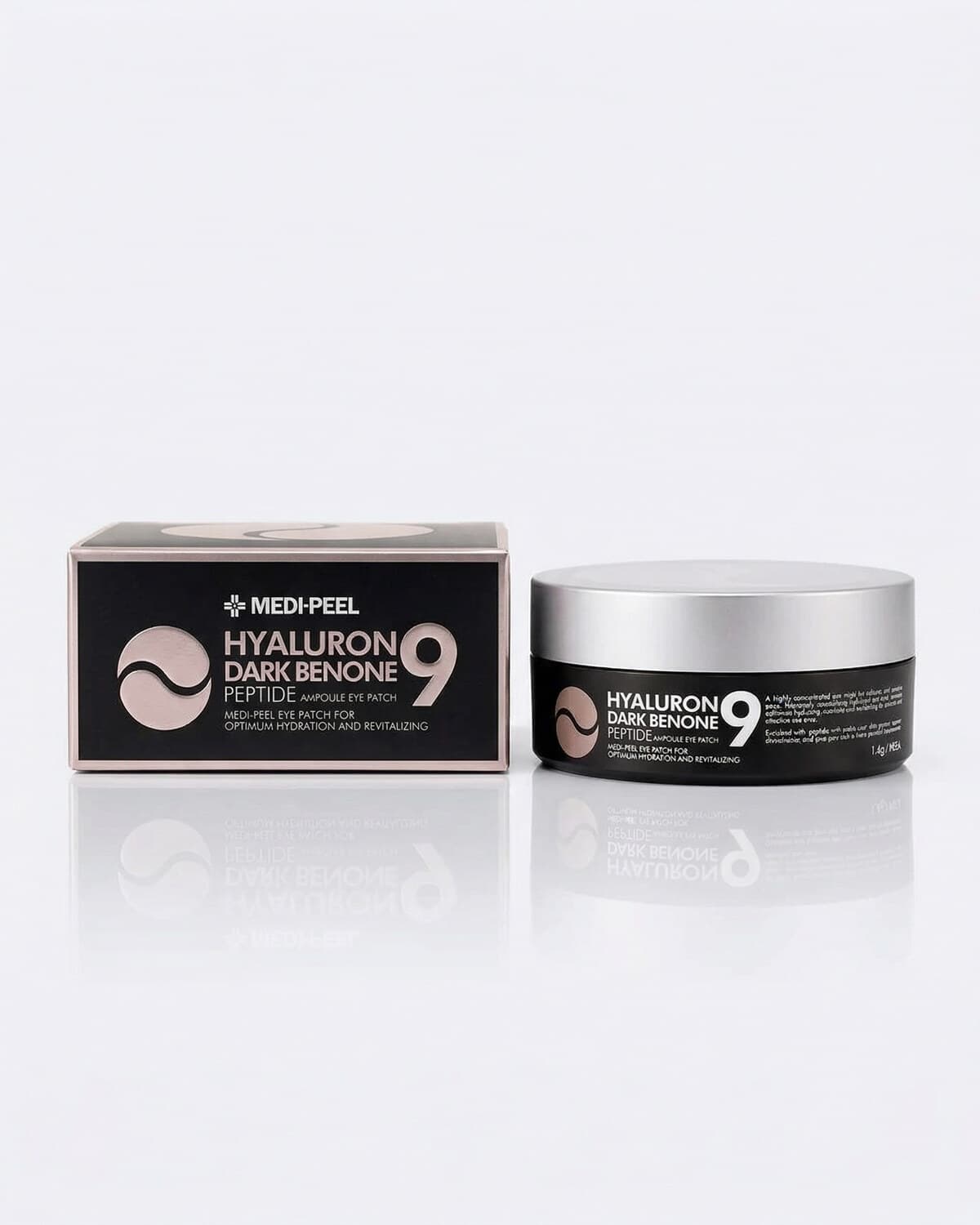 Medi-Peel Peptide 9 Hyaluron Dark Benone Eye Patch, осветляющие патчи от тёмных кругов, 60шт