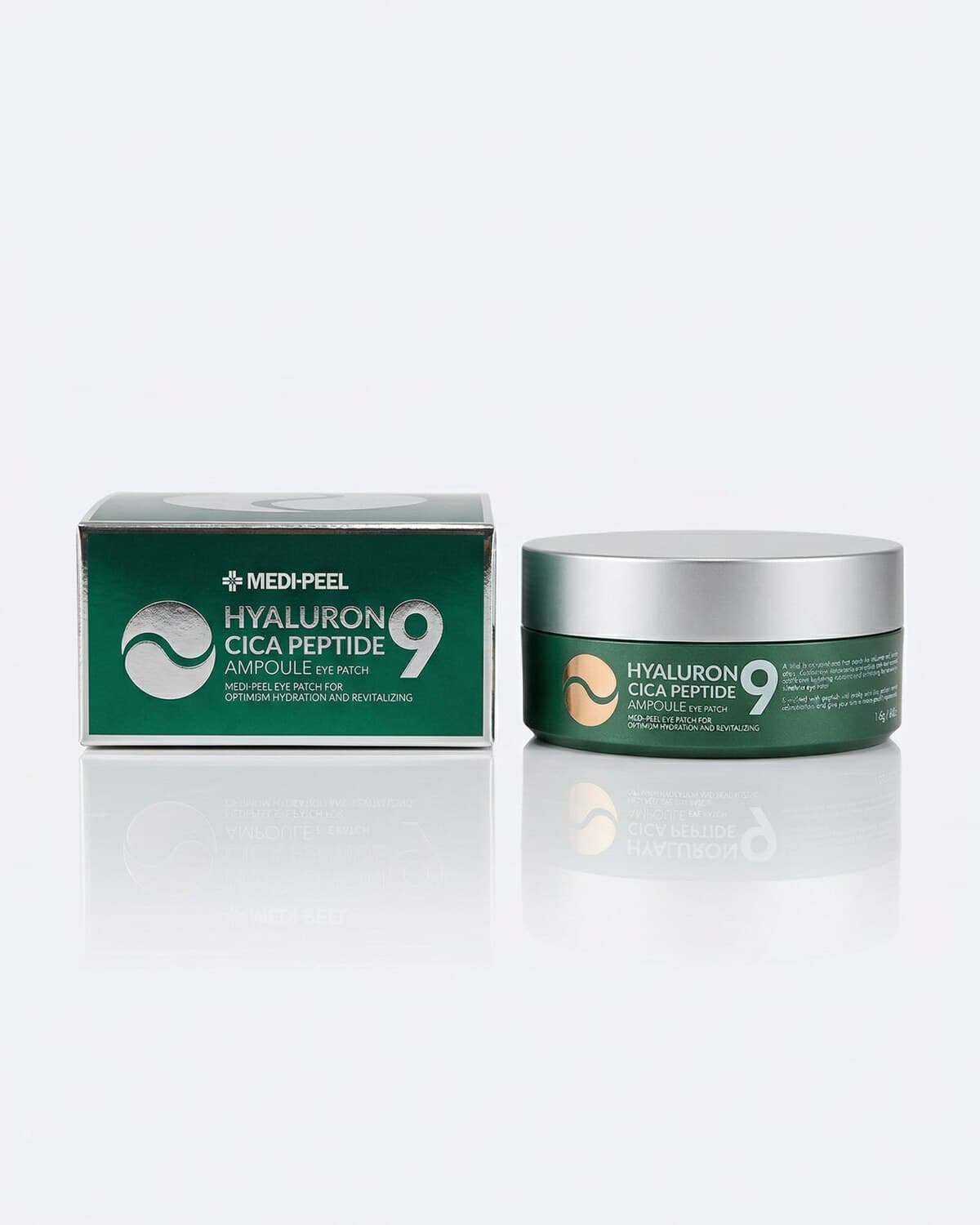 Medi-Peel Peptide 9 Hyaluron Cica Ampoule Eye Patch, успокаивающие патчи с центеллой, 60шт