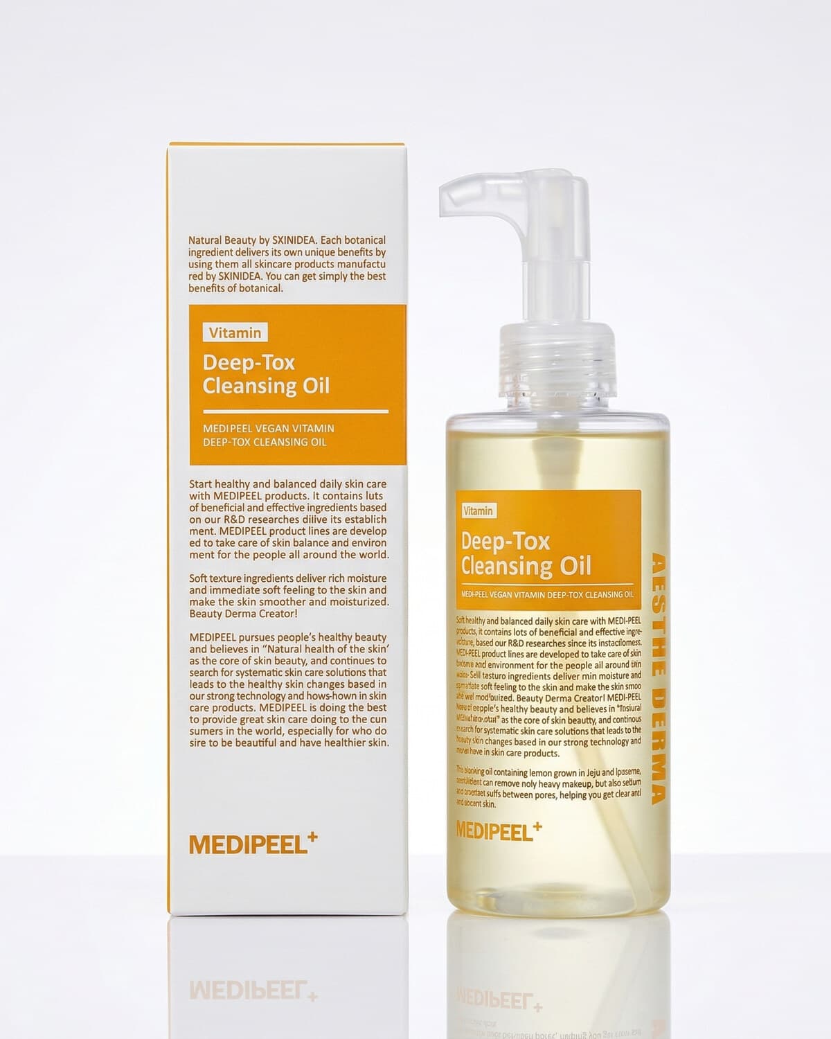 Medi-Peel Vegan Vitamin Deep-Tox Cleansing Oil, гидрофильное масло с витаминным комплексом, 200мл