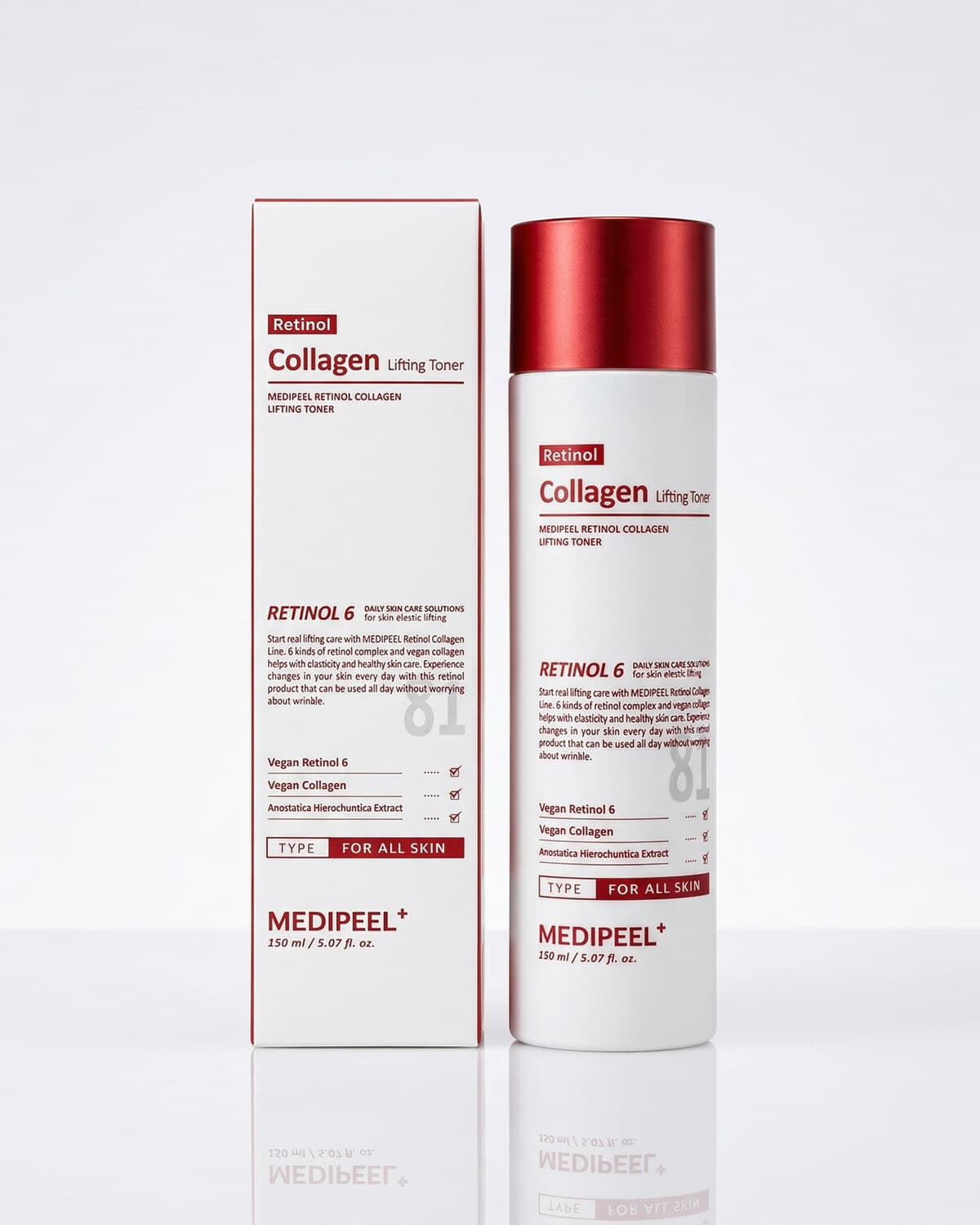 Medi-Peel Retinol Collagen Lifting Toner, омолаживающий тоник с ретинолом и коллагеном, 150мл