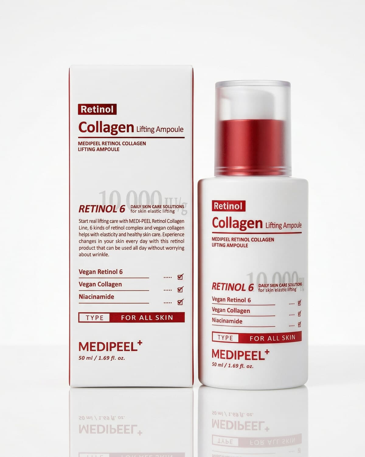 Medi-Peel Retinol Collagen Lifting Ampoule, лифтинг-ампула с ретинолом и коллагеном, 50мл