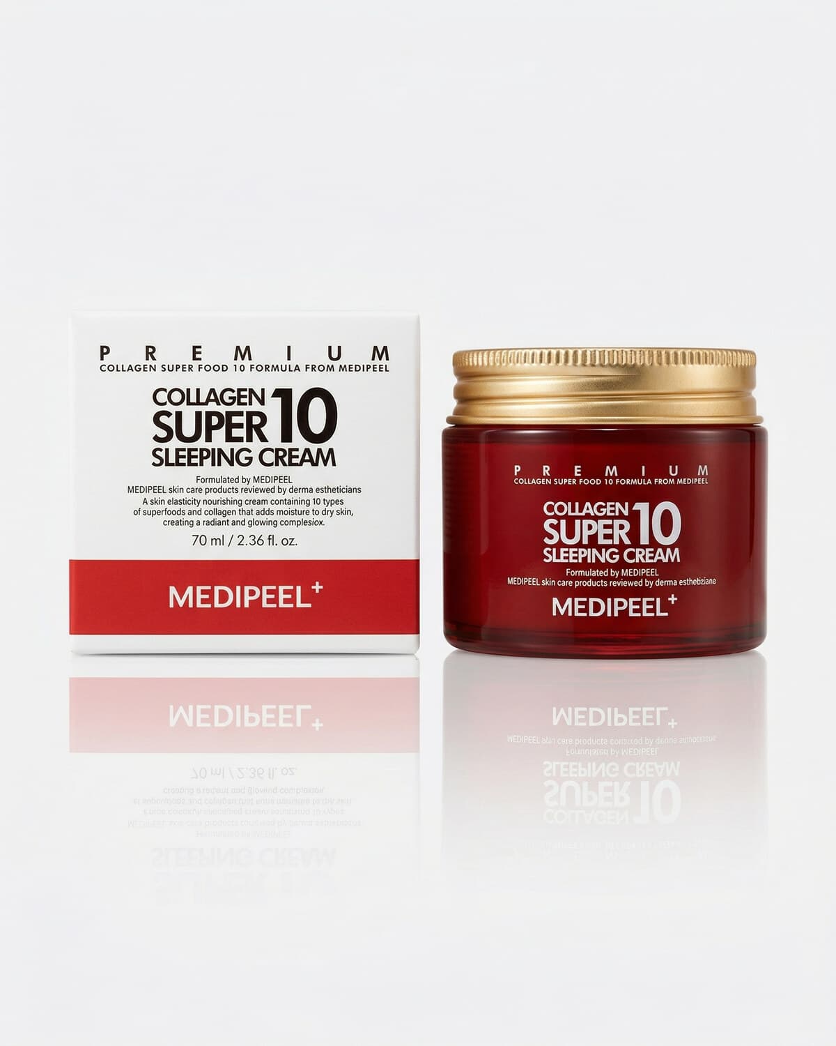 Medi-Peel Collagen Super10 Sleeping Cream, омолаживающий ночной крем с коллагеном, 70мл