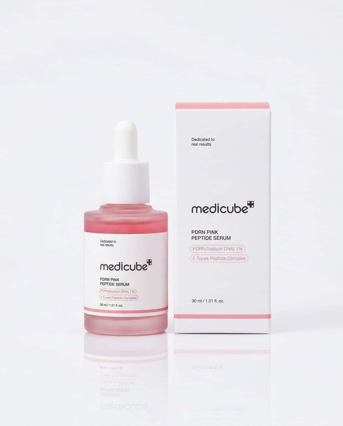 Medicube PDRN Pink Peptide Serum, лифтинг-сыворотка с ПДРН и пептидами, 30мл