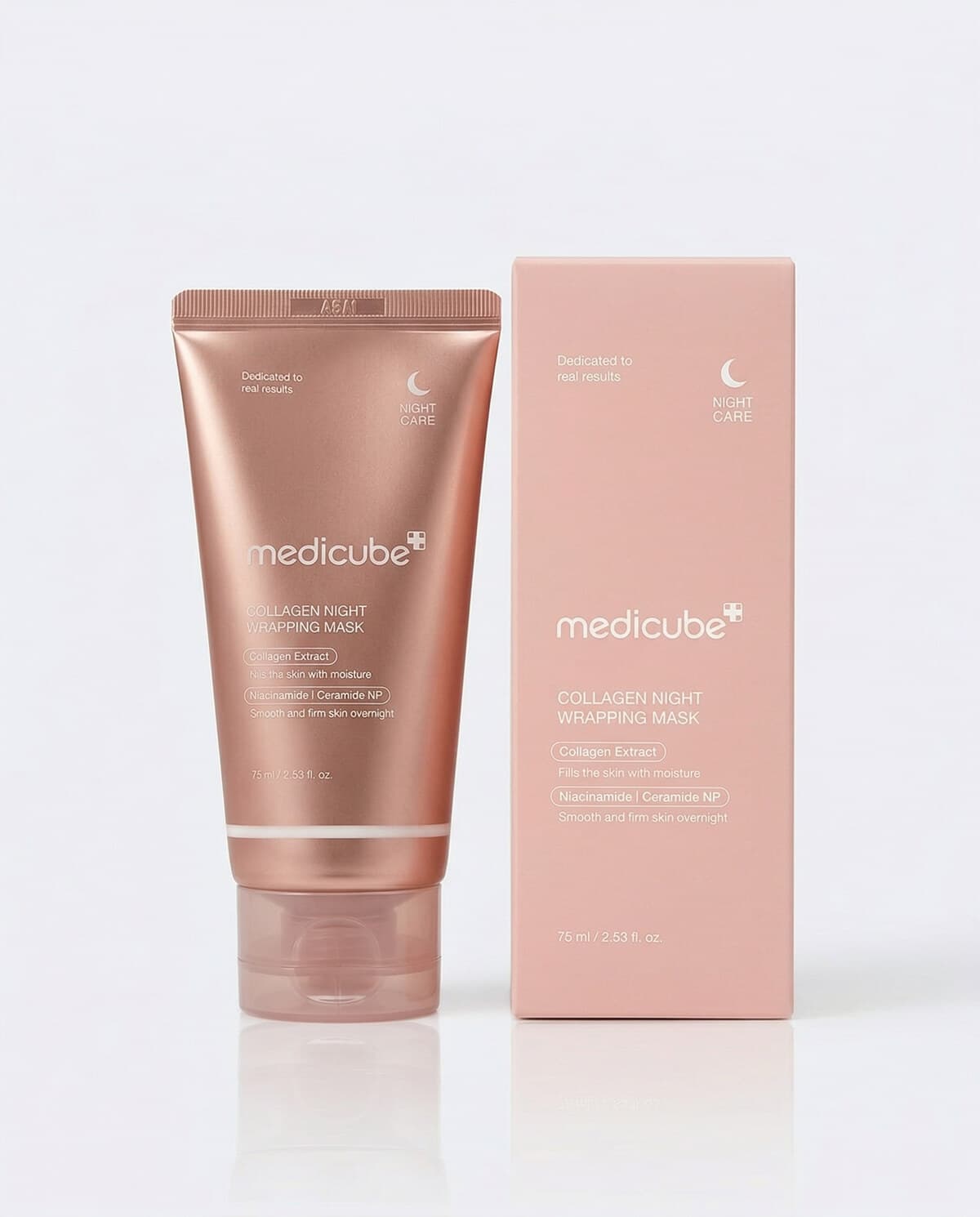 Medicube Collagen Night Wrapping Mask, ночная маска-плёнка с коллагеном, 75мл