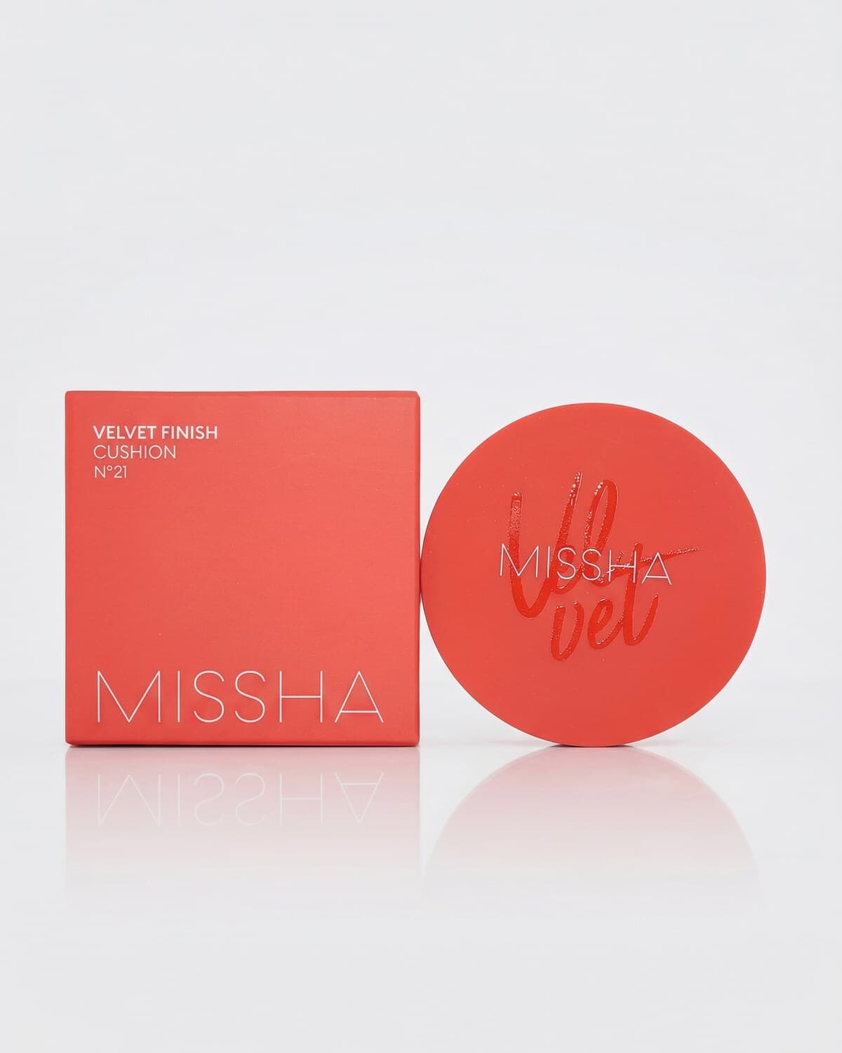 Missha Velvet Finish Cushion SPF50+ PA+++, матовый кушон, тон 21, 15мл