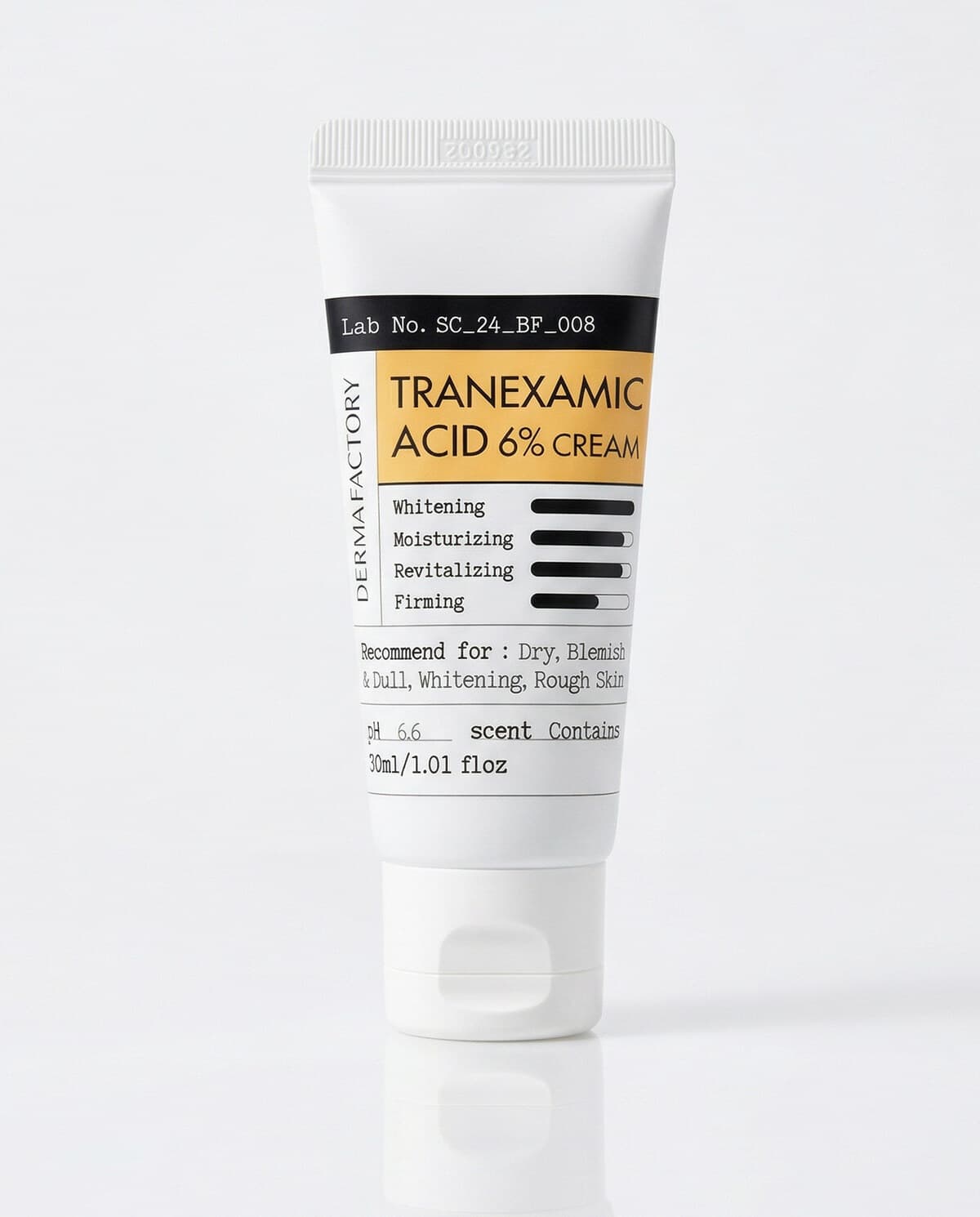 Derma Factory Tranexamic Acid 6% Cream, отбеливающий крем с транексамовой кислотой, 30мл