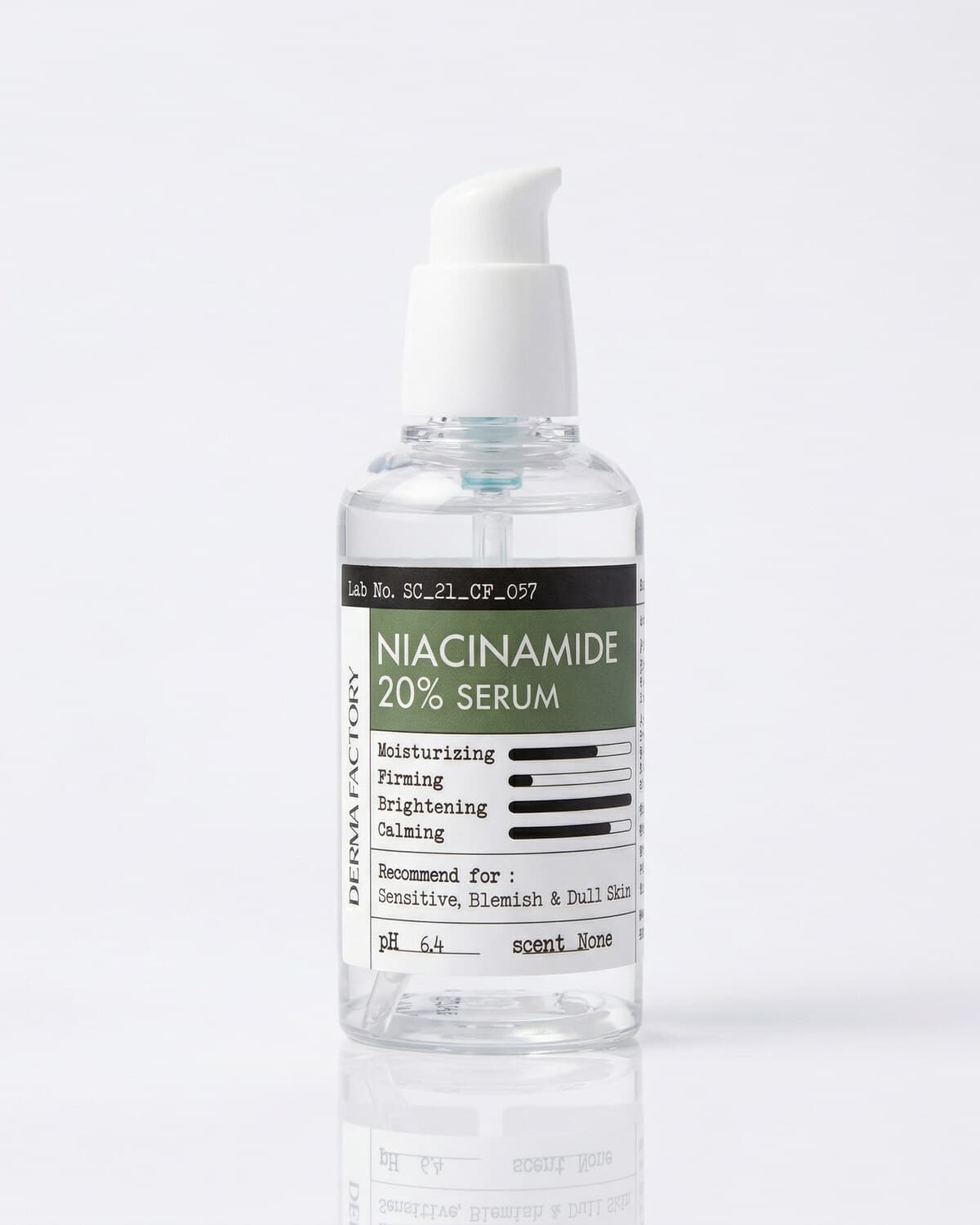 Derma Factory Niacinamide 20% Serum, осветляющая сыворотка с ниацинамидом, 30мл