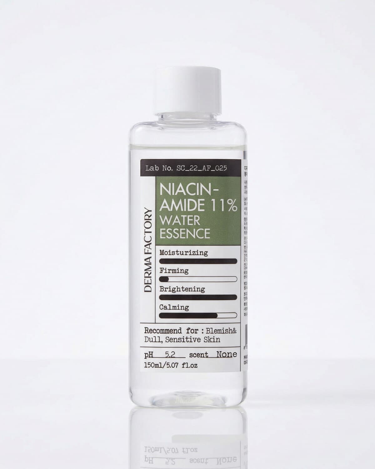Derma Factory Niacinamide 11% Water Essence, тонер-эссенция с ниацинамидом, 150мл