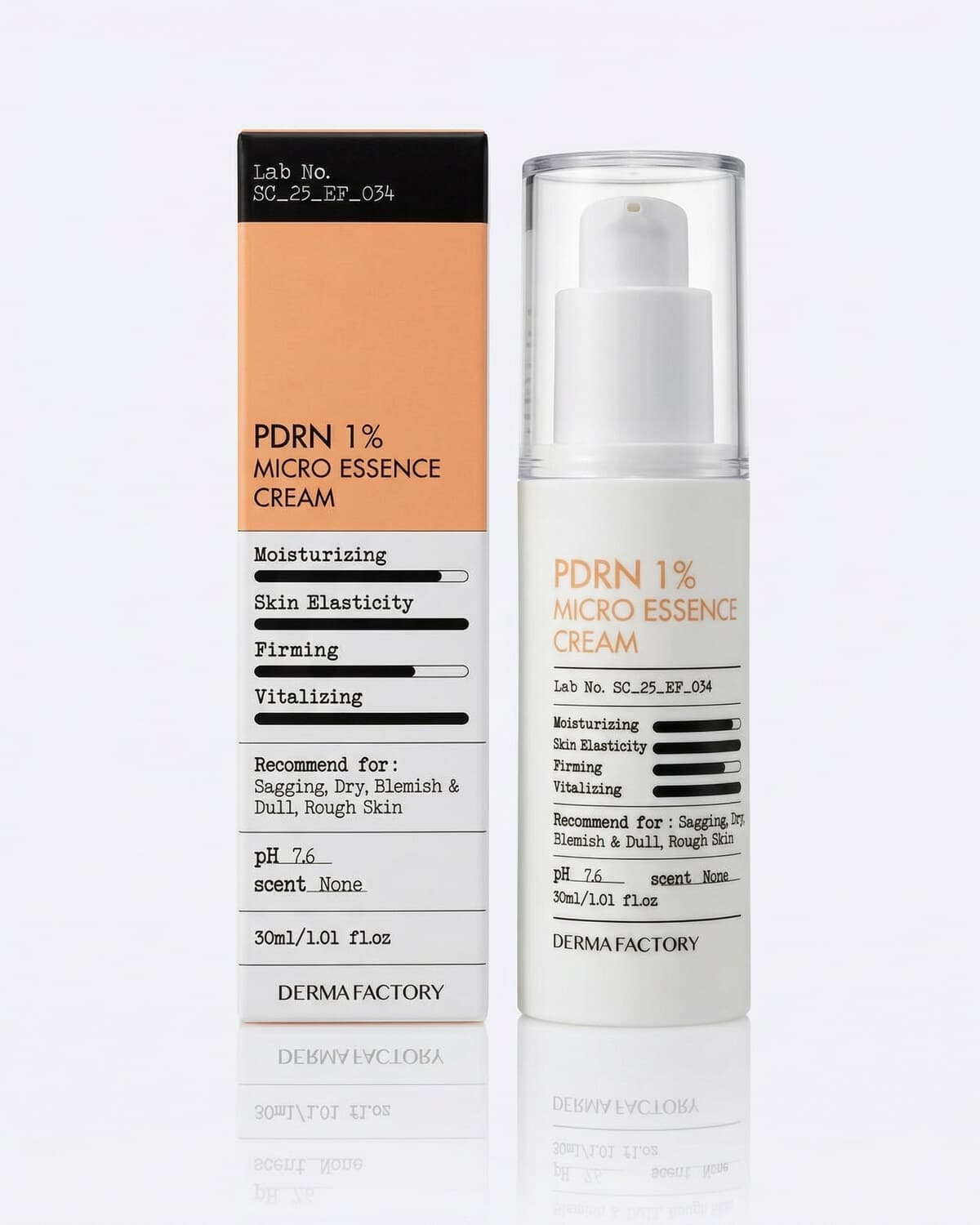 Derma Factory PDRN 1% Micro Essence Cream, крем-эссенция с PDRN, 30мл