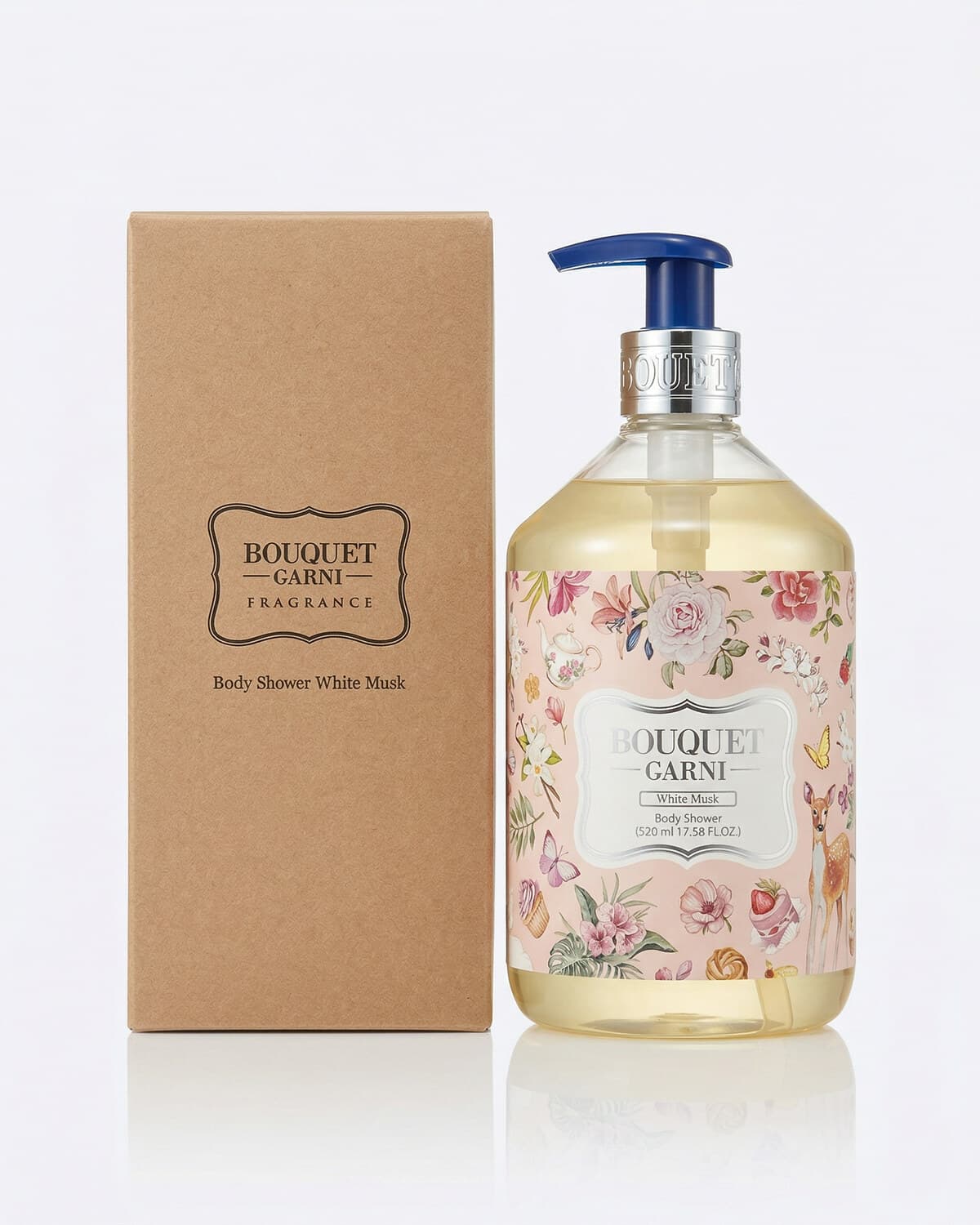 Bouquet Garni Парфюмированный гель для душа White Musk (Белый мускус), 520мл