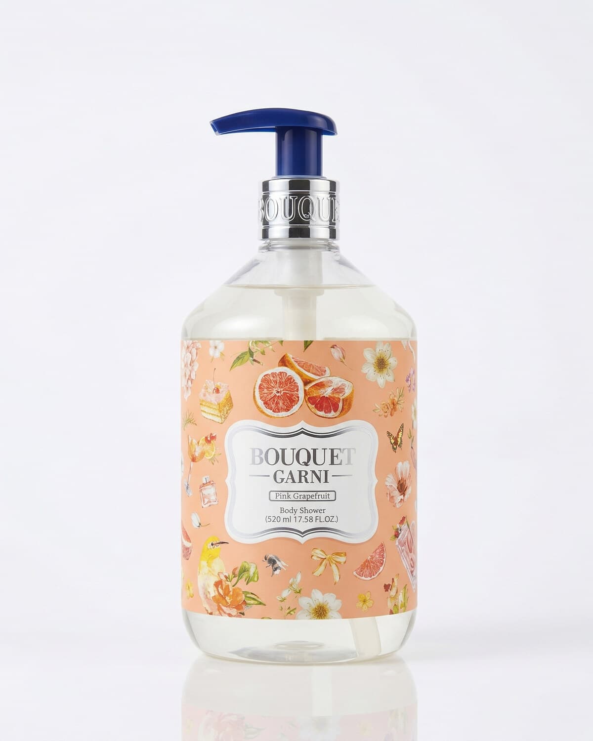 Bouquet Garni Парфюмированный гель для душа Pink Grapefruit (Розовый грейпфрут), 520мл