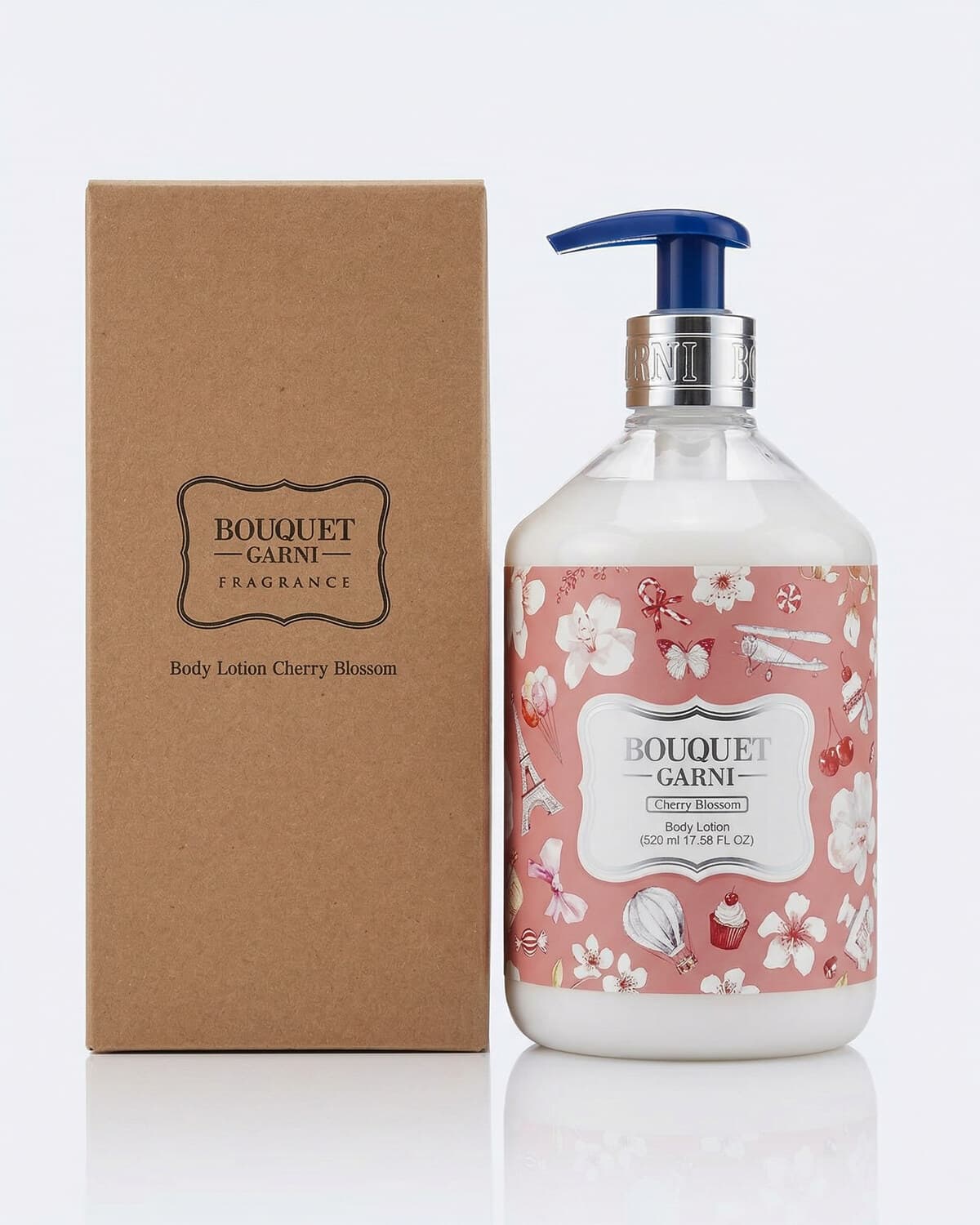 Bouquet Garni Парфюмированный лосьон для тела Cherry Blossom (Цветущая вишня), 520мл
