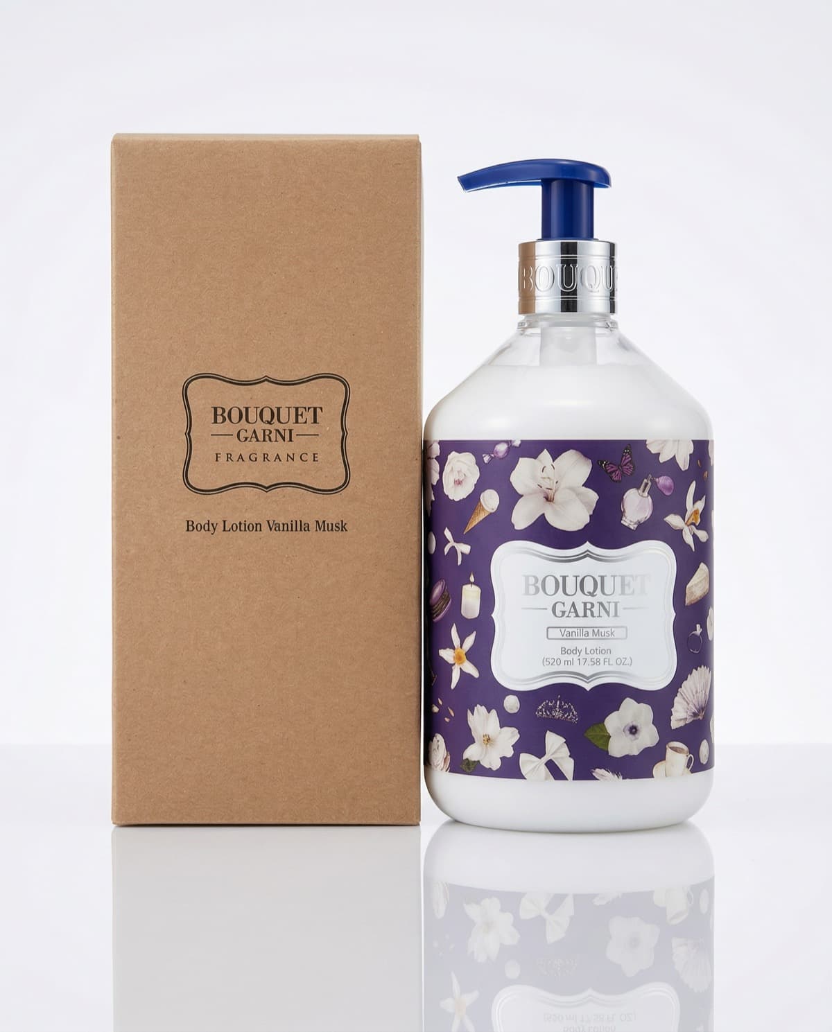 Bouquet Garni Парфюмированный лосьон для тела Vanilla Musk (Ваниль и мускус), 520мл