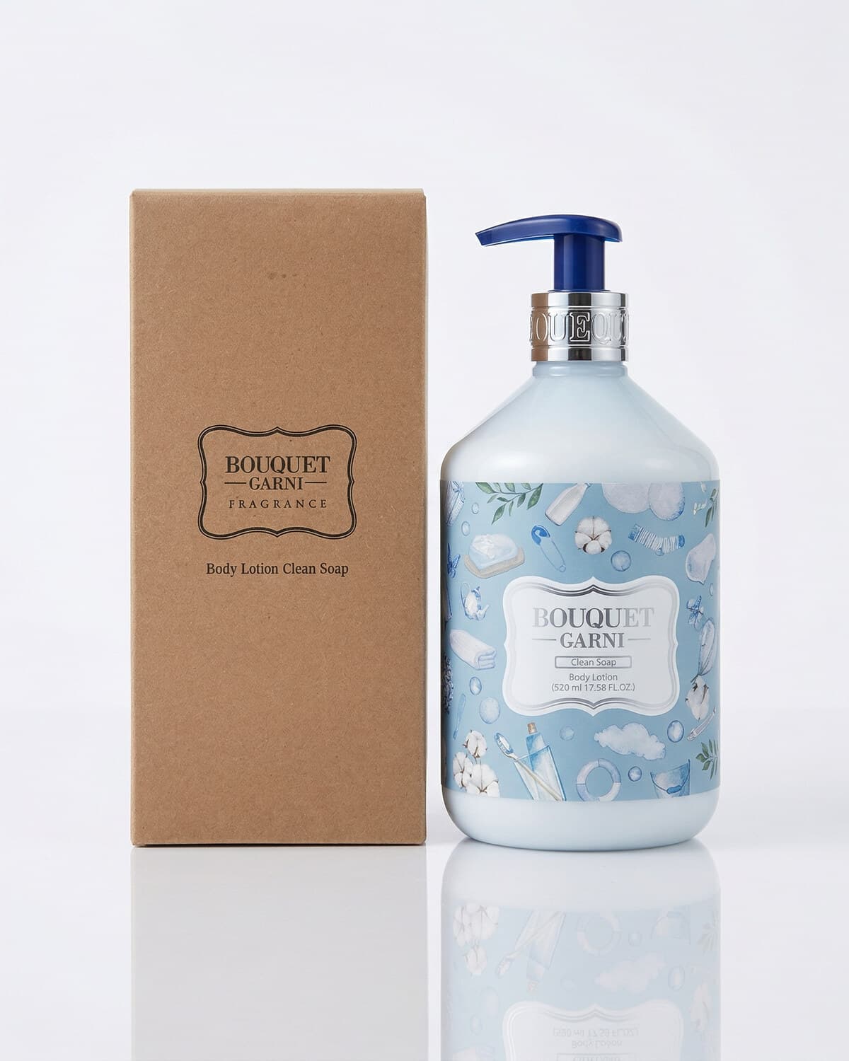 Bouquet Garni Парфюмированный лосьон для тела Clean Soap (Нежное мыло), 520мл