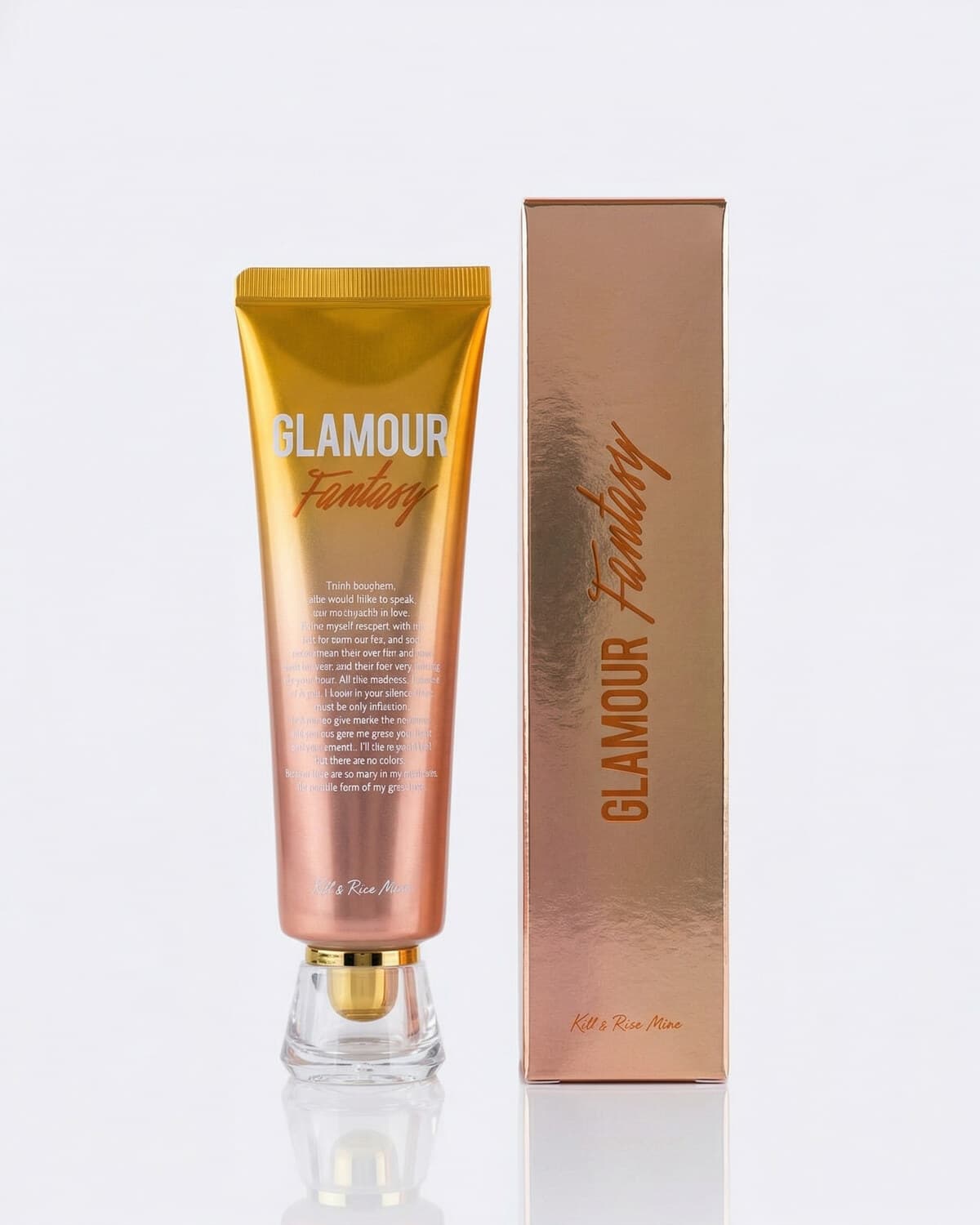 Kiss by Rosemine Fragrance Cream Glamour Fantasy, парфюмированный крем для тела, аромат спелых фруктов, 140мл