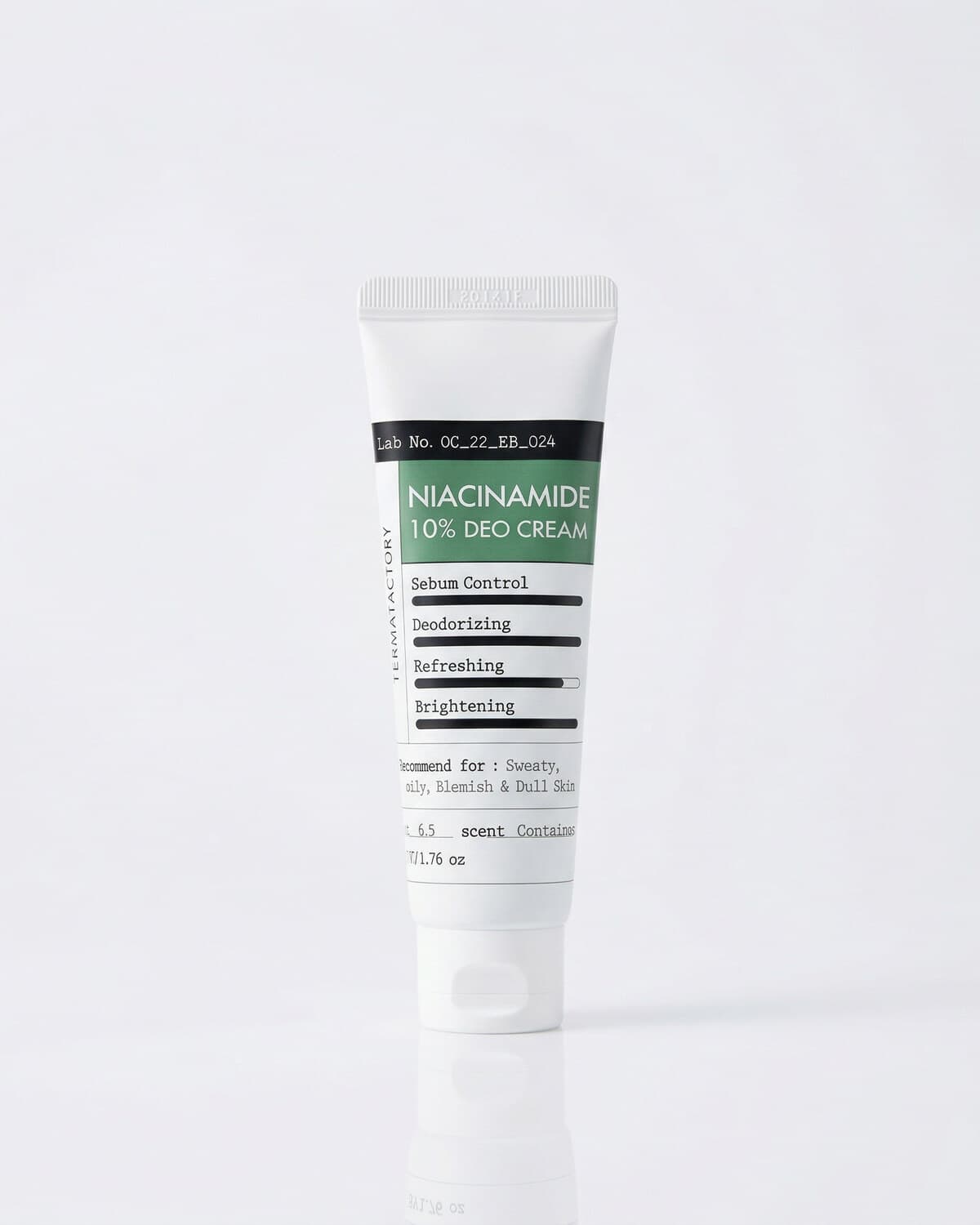 Derma Factory Niacinamide 10% Deo Cream, крем-дезодорант с ниацинамидом, 50г