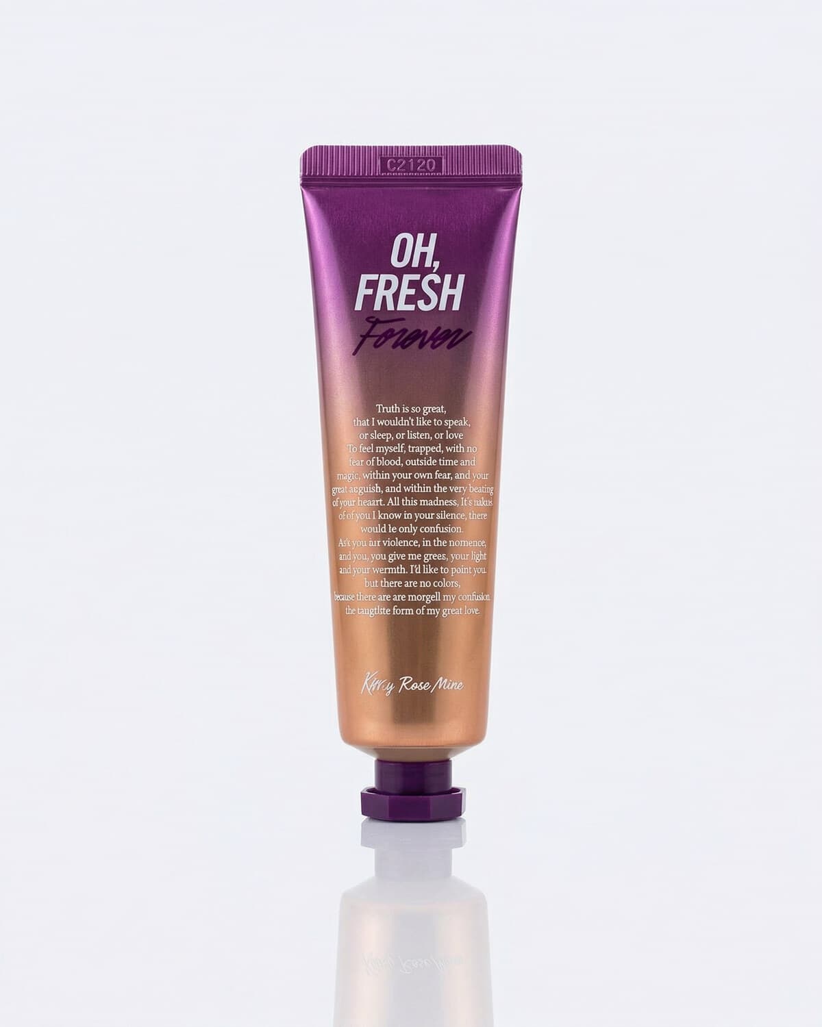 Kiss by Rosemine Fragrance Cream Glamour Fresh Herb, парфюмированный крем для тела, свежий травяной, 140мл