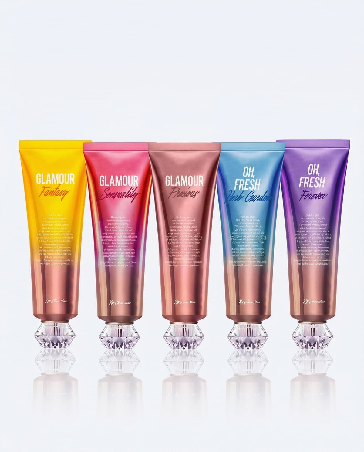 Kiss by Rosemine Fragrance Cream Glamour Sensuality, парфюмированный крем для тела, древесно-мускусный, 140мл