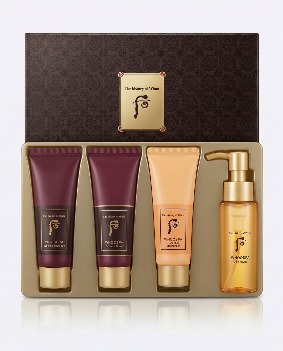 The History of Whoo Whoospa 4 Set, СПА-набор для тела и волос на восточных травах