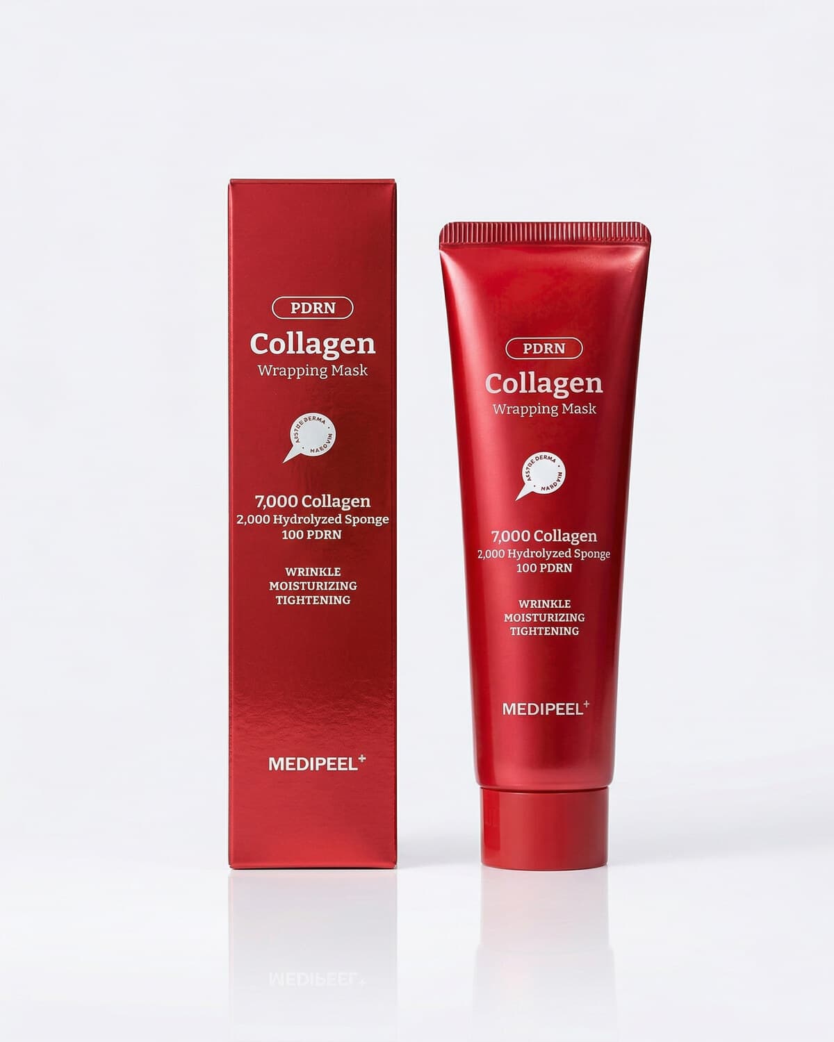 Medi-Peel Collagen Glow Wrapping Mask, маска-плёнка для сияния с ПДРН и спикулой, 100мл