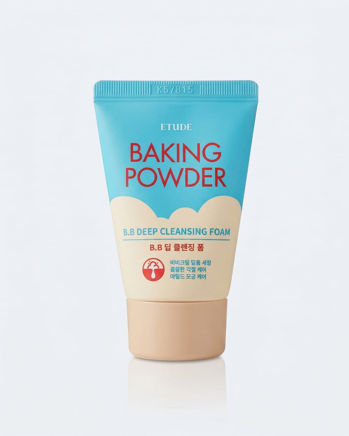 Etude House Baking Powder BB Deep Cleansing Foam, пенка для снятия BB-крема, миниатюра