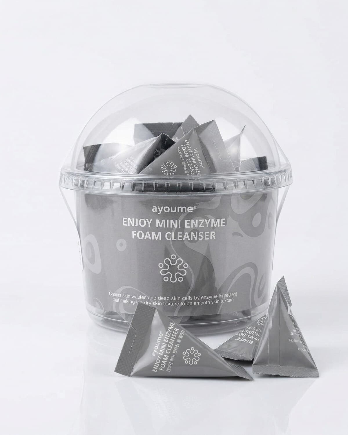Ayoume Enjoy Mini Enzyme Foam Cleanser, энзимная пенка для умывания, упаковка 30шт х 3г