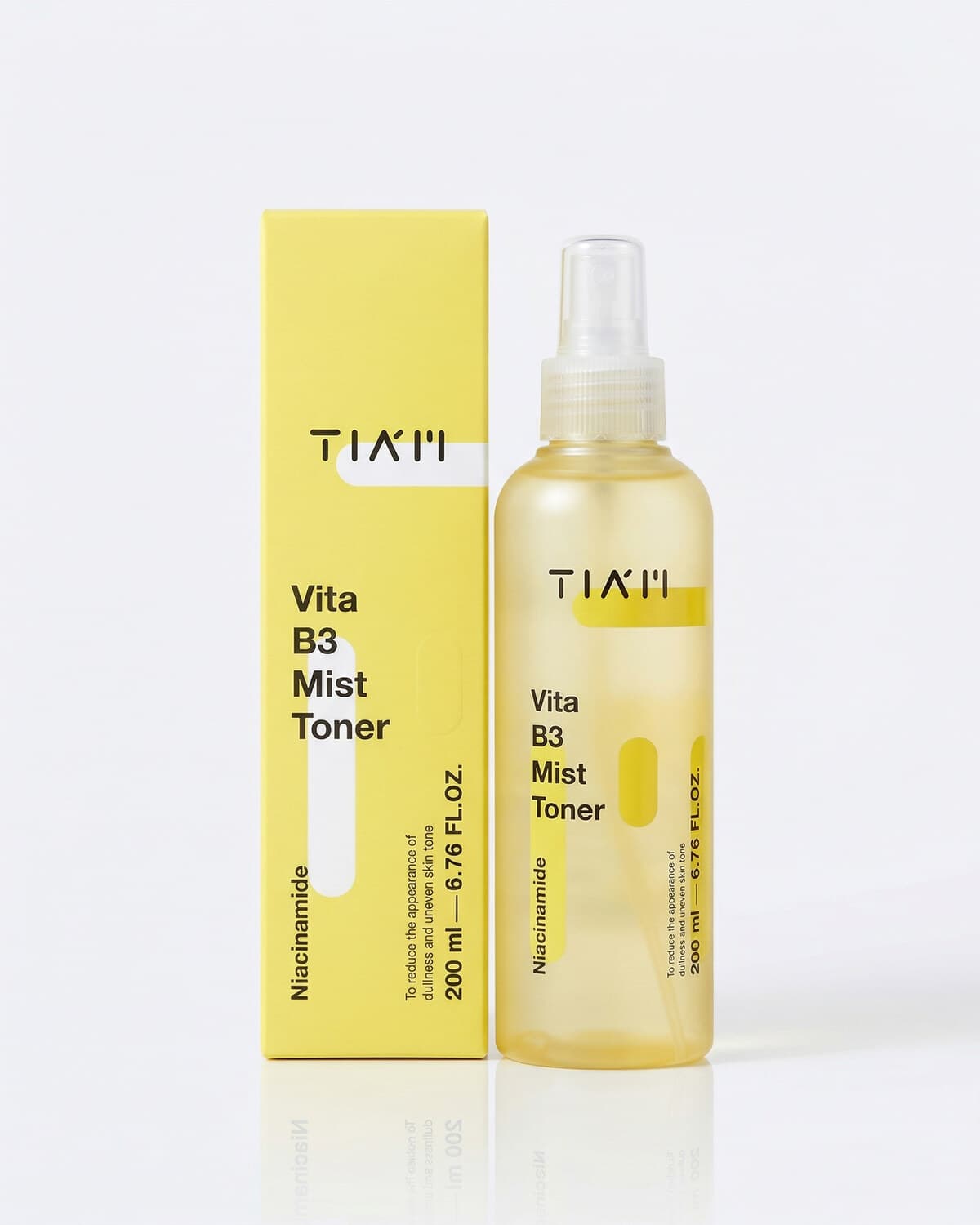 TIAM Vita B3 Mist Toner, тонер-мист с ниацинамидом для сияния, 200мл