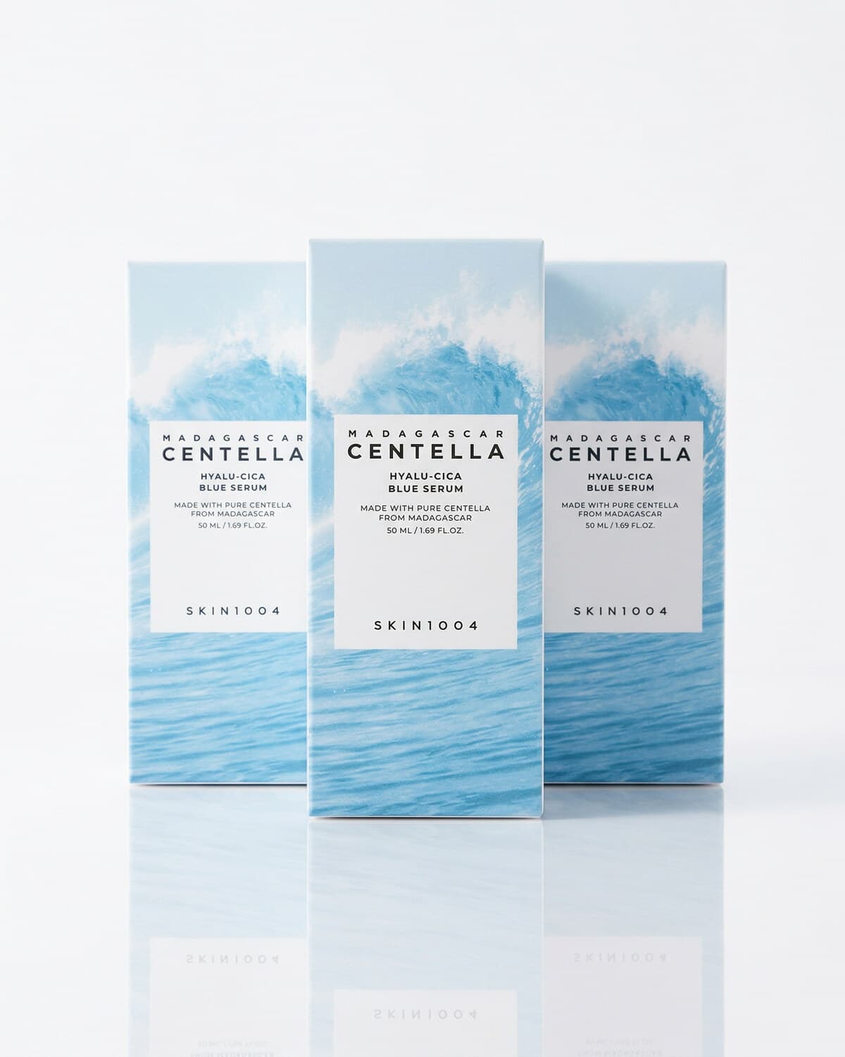 SKIN1004 Madagascar Centella Hyalu-Cica Blue Serum, увлажняющая сыворотка с центеллой, 50мл