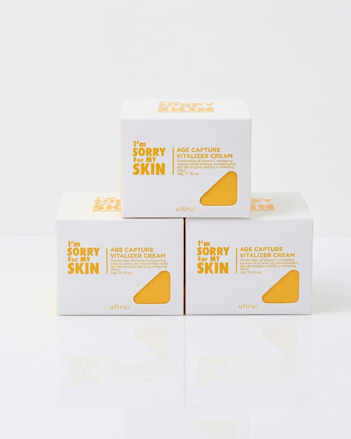 I'm Sorry for My Skin Age Capture Revitalizer Cream, восстанавливающий крем с витамином С, 50г
