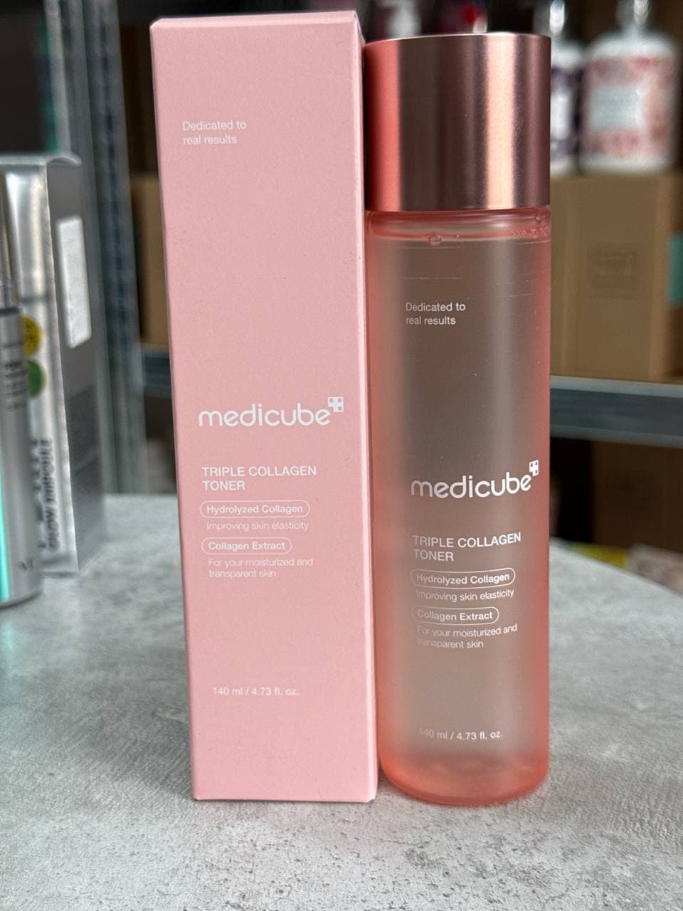 Medicube Triple Collagen Toner 4.0, укрепляющий тонер для лица с коллагеном, 140мл