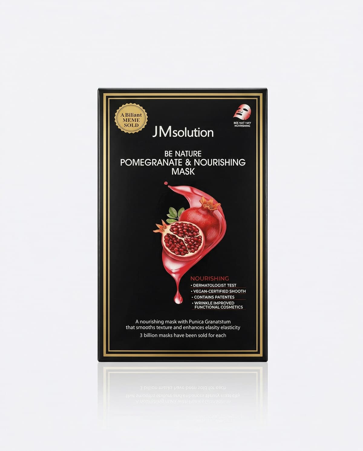 JMsolution Be Nature Pomegranate Nourishing Mask, питательная маска с гранатом, 30мл