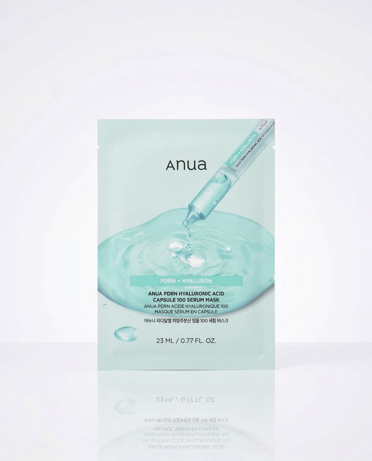 Anua Увлажняющая тканевая маска с ПДРН и гиалуроновой кислотой PDRN Hyaluronic Acid Capsule 100 Serum Mask, 23мл
