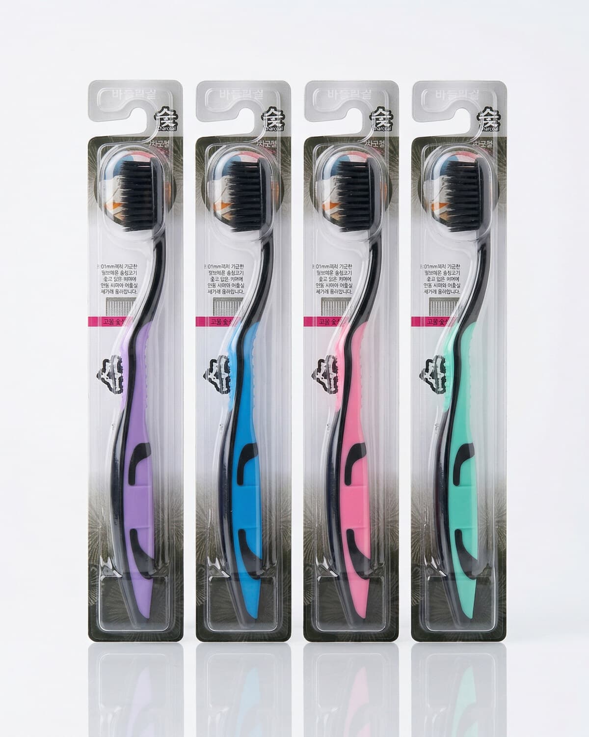 MashiMaro Зубная щётка премиум «Ионы угля» Ion Ag Toothbrush