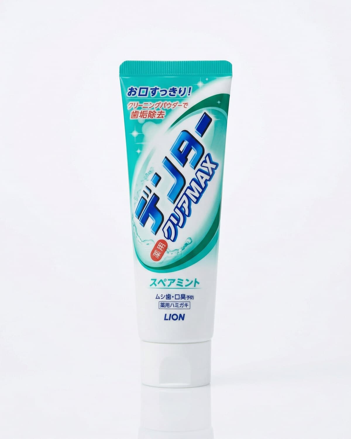 Lion Dentor Clear MAX Spearmint Зубная паста от кариеса с микропудрой, 140г